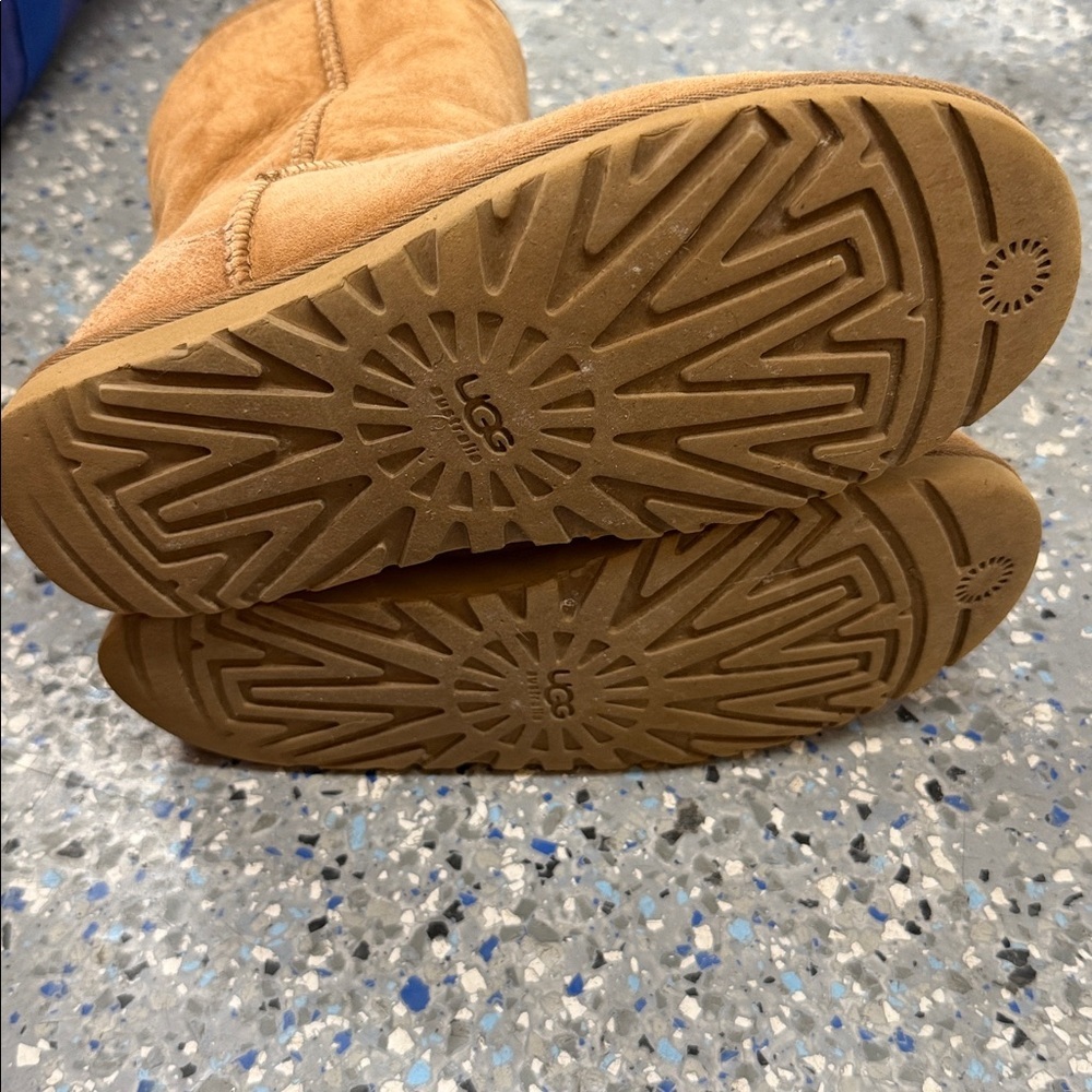 UGG Australia Oatmeal Waterproof Winter Boots Size 7 - Picture 7 of 7